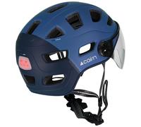 Cairn Quartz Led Usb Visor Urban Helmet L Mat Denim Night Sky
