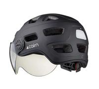 Urban bike helmet Cairn QUARTZ VISOR (MAT BLACK)