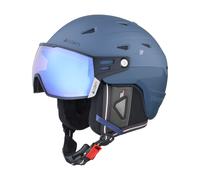 Cairn - Ski helmets - Shuffle S-Visor Evolight NXT Mat Vintage Blue for Men - Size 56-58 cm Blue 56-58 cm