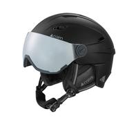 Cairn - Ski/snowboard helmet with visor/peak - Electron Visor Noir Mat for Men - Size 53-54 cm - Black Black 53-54 cm