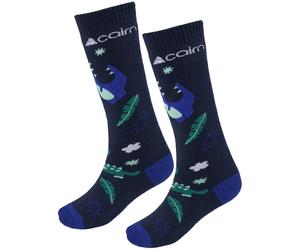 Cairn Sprit J, ski socks, 2-pack, junior, night sky dino 27-30