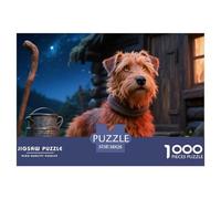 Cairn Terrier 1000 Piece Jigsaw Puzzles Fun Challenging Modern Pet Dog for Family Activity Game for The Whole Gifts for Adults And Kids Age 38x26cm/1000pcs