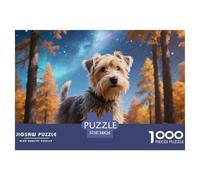 Cairn Terrier 1000 Piece Jigsaw Puzzles Fun Challenging Modern Pet Dog for Family Activity Game for The Whole Gifts for Women Men 38x26cm/1000pcs