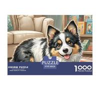 Cairn Terrier 1000 Piece Puzzle Beautiful Decoration Puzzle Cute Pets Colourful,Fun,Challenging And Brainteasing Adults Jigsaw Puzzle Gifts for Men38x26cm/1000pcs