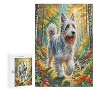 Cairn Terrier 300 Piece Jigsaw Puzzles Suitable All Ages Jigsaws Parent-Child Team Building Vibrant Challenge Ideal Festival Gift Home Decor 300 PCS