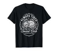 Cairn Terrier Always Tired Club Funny Sleepy Value Graphic T-Shirt, Men, Black, XL