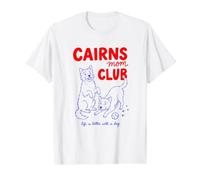 Cairn Terrier Cairn Mom Club Value Graphic T-Shirt, Men, White, S