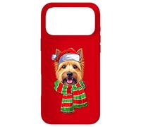 Cairn Terrier Dog Christmas Santa Hat Funny Dog Lover Xmas Case for iPhone 17 Pro Max