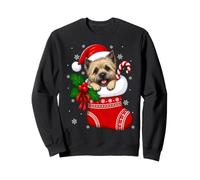 Cairn Terrier Dog Christmas Stocking Cute Festive Xmas Sweatshirt