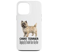 Cairn Terrier Dog Digging Up Trouble Since Day One Pet Case for iPhone 13 Pro Max