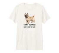 Cairn Terrier Dog Digging Up Trouble Since Day One Pet Premium T-Shirt