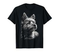 Cairn Terrier Dog Motif Pet Art Cairn Terrier T-Shirt