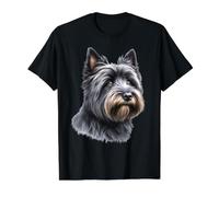 Cairn Terrier Dog Value Graphic T-Shirt, Men, Black, XL