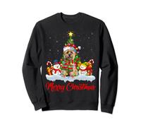 Cairn Terrier Dog Xmas Tree Lighting Cairn Terrier Christmas Sweatshirt