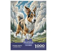 Cairn Terrier Jigsaw Puzzles Puzzles for Adults Kids. 1000 Piece Clever animals Impossible Challenge Toy Educational Game Home Decoration for Educational Games Gifts 38x26cm/1000pcs
