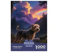 Cairn Terrier Jigsaw Puzzles Puzzles for Adults Kids. 1000 Piece Whimsical Challenge Toy Educational Games Home Decoration for Educational Games Gifts 70x50cm/1000pcs