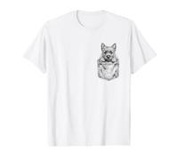 Cairn Terrier Peeking Cute Pocket Puppy Value Graphic T-Shirt