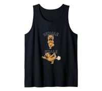 Cairn Terrier Practicing Yoga Inhale - exale DIGOR Funny Tank Top