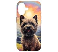 Cairn Terrier Rainbow Bridge Cute Memorial Puppy Dog Art Case for iPhone 17