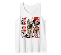 Cairn Terrier Small Dog Huge Spirit Graphic Tank Top