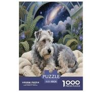 Cairn Terrier Tour 1000 Piece Jigsaw Puzzles Educational Games-Colourful Families Pieces Fit Together Perfectly Cute Pets Fun for Adults for Relaxing Decor And Gift 38x26cm/1000pcs