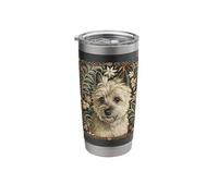 Cairn Terrier with Cute and Curious Expression Stainless Steel Insulated Tumbler