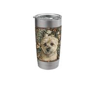 Cairn Terrier with Cute and Curious Expression Stainless Steel Insulated Tumbler