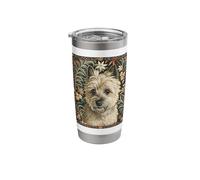 Cairn Terrier with Cute and Curious Expression Stainless Steel Insulated Tumbler