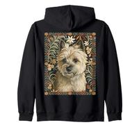 Cairn Terrier with Cute and Curious Expression Zip Hoodie