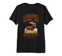 CAIRNGORMS National Park Deer Premium T-Shirt