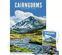 Cairngorms National Park Jigsaw Puzzles for Adults 1000 Piece Sharp Memory Quiet Recreation Neat Edges Birthday Present (38x26cm)