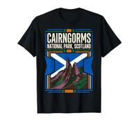 Cairngorms National Park Scotland Highland Travel Art T-Shirt