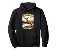 Cairngorms National Park Scotland Vintage Graphic Pullover Hoodie