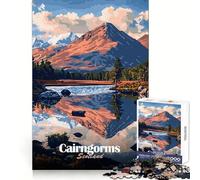Cairngorms Scotland Mountain Landscape Adults 1000 Piece Jigsaw Puzzle Mental Sharpness Mindful Leisure Precise Fit Fine Xmas Gift (38x52cm)