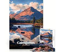 Cairngorms Scotland Mountain Landscape Teenagers Puzzles 1000 Piece Jigsaws Boost Memory Mind Soothing Fun Quality Cut Ideal Present (50x75cm)