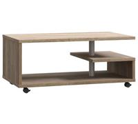 Cairns Antique Oak Effect G-Shape Coffee Table