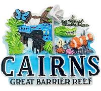 Cairns Australia Great Barrier Reef Cairns Fridge Magnet Refrigerator Magnet Decoration Magnet Sticker Souvenir Resin Crafts