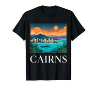 Cairns Queensland Australia Tropical Coast Vintage Retro Des T-Shirt