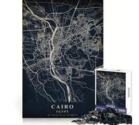 Cairo Egypt 1000 Piece Jigsaws for Adults Puzzle Boost Memory Leisure Escape Quality Cut Heartfelt Gift (50x75cm)