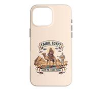 Cairo Egypt Bigfoot UFO Conspiracy Humor Case for iPhone 16 Pro Max