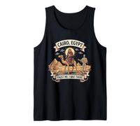 Cairo Egypt Bigfoot UFO Conspiracy Humor Tank Top
