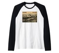 Cairo Egypt Panoramic View Citadel of Saladin Raglan Baseball Tee