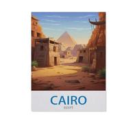 Cairo Egypt，Puzzle 1000 Pieces Paper Puzzle Adult Children's Educational Toy Family Decompression Game（26x38cm）-EB49