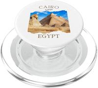 Cairo Egypt Pyramids 'Cairo' in Arabic Egyptian vacation PopSockets PopGrip for MagSafe