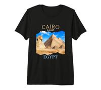 Cairo Egypt Pyramids 'Cairo' in Arabic Egyptian Vacation Premium T-Shirt