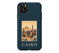 Cairo Egypt Pyramids Desert Skyline Vintage Travel Artwork Case for iPhone 11 Pro Max