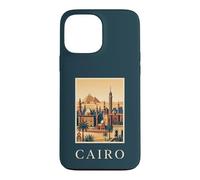 Cairo Egypt Pyramids Desert Skyline Vintage Travel Artwork Case for iPhone 13 Pro Max