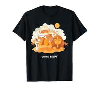 Cairo Egypt Souvenir Kids Egyptian Woman Saying Ahlan Hello T-Shirt
