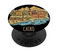Cairo Egypt Travel Souvenir City Landmark Gift PopSockets Adhesive PopGrip