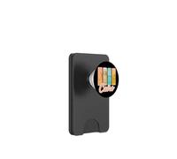 Cairo Pastel Brushstroke Art with Egyptian Landmarks PopSockets PopWallet for MagSafe